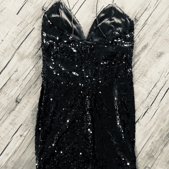 NWT Love & heart sexy black medium dress - Picture 2 of 4